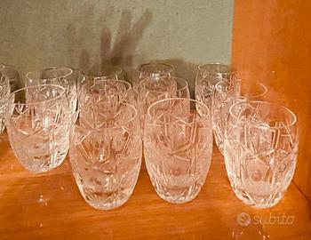 set bicchieri cristallo. boemia