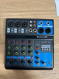 Mixer audio 5 canali