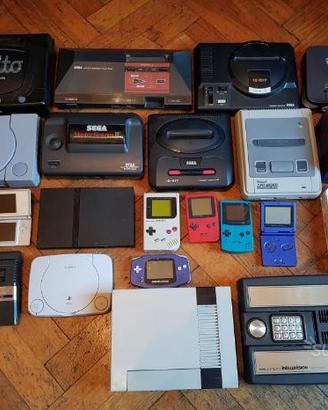 Retroconsole vintage e videogiochi retrogames