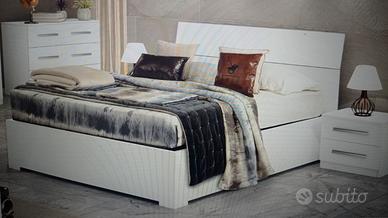 Letto matrimoniale con contenitore Eleonora