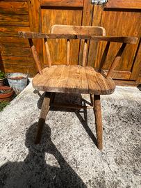 Sedia in legno
