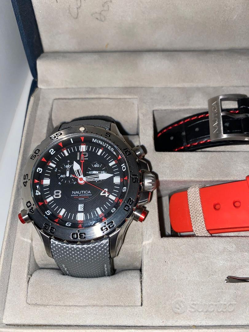 Nautica swiss shop movement yachting 100m