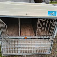 carrello appendice  per trasporto cani 