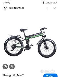 Bici Elettrica Shengmilo MX01 - 1000 W