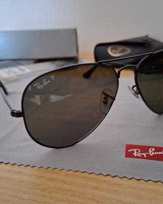  Ray-Ban NUOVI polarizzati con accessori 