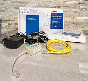 Smart modem router wi-fi ADSL fibra tim TG789VAC.