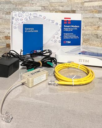 Smart modem router wi-fi ADSL fibra tim TG789VAC.