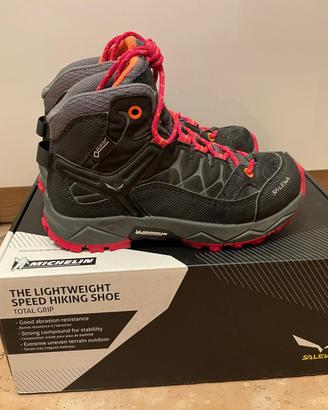 Scarpe Salewa trekking bambino n.29 e 32