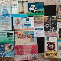 Biglietti ingresso concerti anni 90 