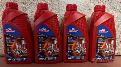 4 lattine da 1 lt di Olio Motore 5W-40