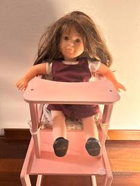 Seggiolone e bambola Corolle