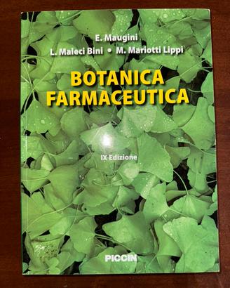 Botanica Farmaceutica- IX Edizione. Nuovo