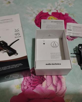 Testina con puntina Audio technica AT VM95 SH