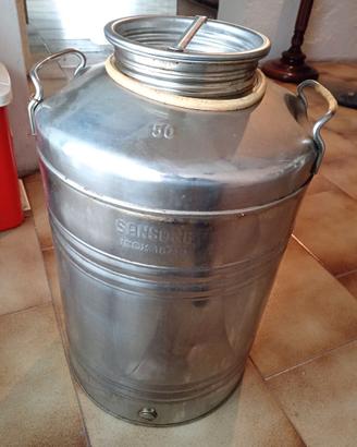 Fusto inox 50 lt
