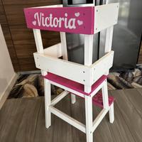 Sgabello montessoriano personalizzabile