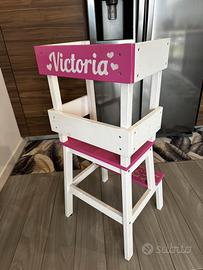 Sgabello montessoriano personalizzabile