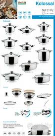 Kolossal IMCO, La Batteria di pentole completa