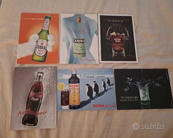 Cartoline e Promocard pubblicitarie da collezione 