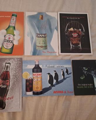 Cartoline e Promocard pubblicitarie da collezione 
