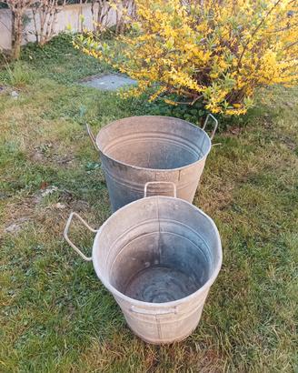 Grande tinozza Mastella zincata 