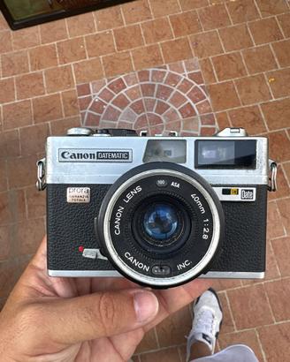 Fotocamera vintage Canon Datematic 35mm (1974)
