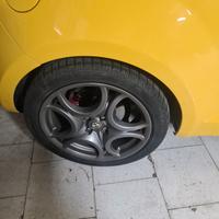Cerchi alfa mito bruniti