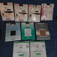Lotto 9 collant 70/40/30/15 denari