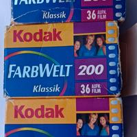 3 tre Rullini scaduti Kodak Farbwelt Klassik 200