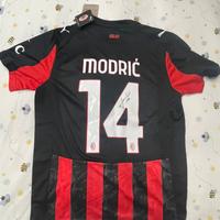 Maglia milan modric firmata