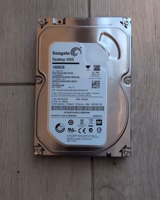 1Tb Seagate Hard disk 3,5" - 7200rpm