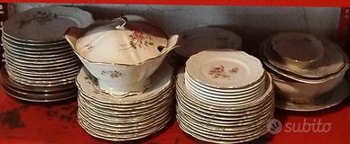 Servizio da tavola in porcellana vintage