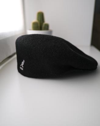 Kangol 504 Cappello Flat - Unisex Lana Nero