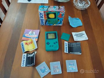 Nintendo game boy classic verde con scatola 