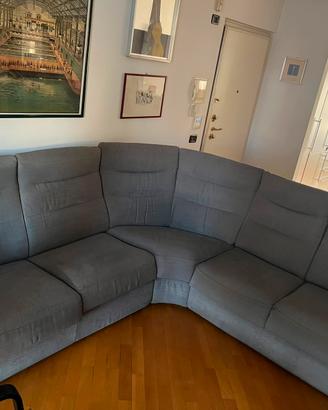 Divano Letto angolare grigio 5/6 posti