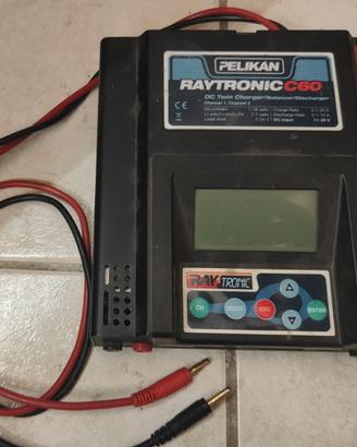 Caricabatteria RC Doppio Pelikan C60 Raytronic