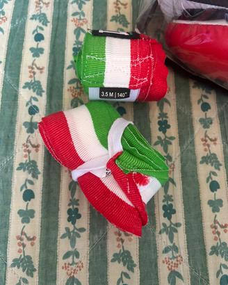 guanti da box con fasce