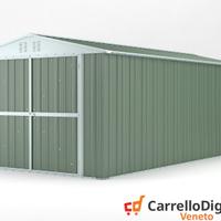 Box garage auto in Acciaio 327x611 19mq verde