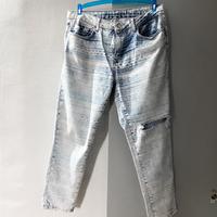 Jeans etnici lavaggio chiaro Zara alla caviglia