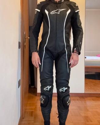 Tuta moto intera taglia 44