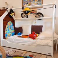 Letto e fasciatoio Picci con materasso incluso