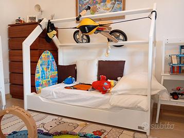 Letto e fasciatoio Picci con materasso incluso