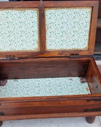 forziere tutto massello epoca 1880