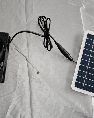 Ventola con pannello fotovoltaico