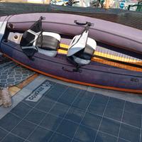 Kayak ITIWIT Decathlon 3 posti + pagaie e borsa