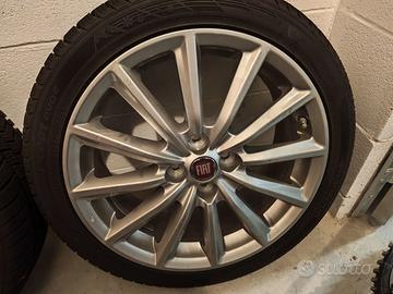 Cerchi in lega Fiat 124 17 ORIGINALI GOMMATI
