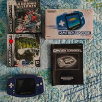 game boy Advance con giochi sigillato