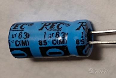 Condensatori elettrolitici n.550 - 1 mF-63V-85°C