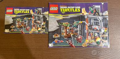 LEGO Turtles 79103 Turtle Lair Attack completo