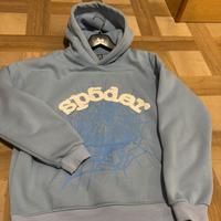 Felpa Spider Azzura con brillatini