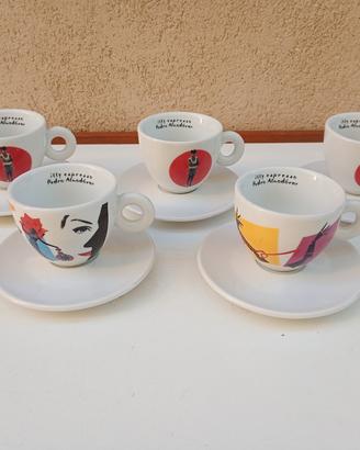 3 set tazzine Illy collection vintage 